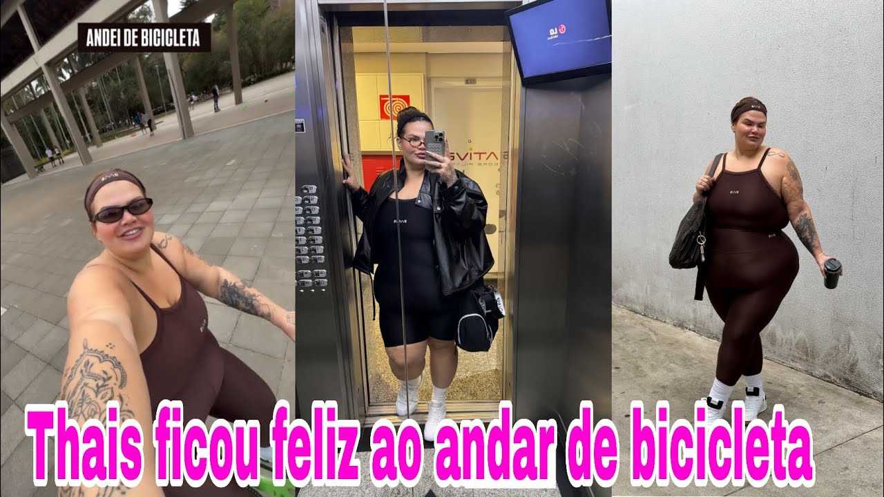 🌟 Thais Carla foi pra academia+andou de bicicleta+teatro 