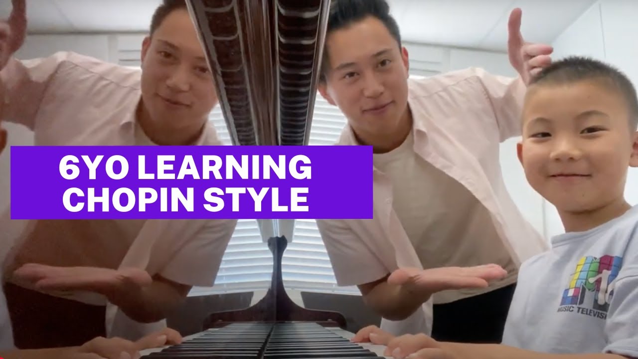 6yo Ryan learning CHOPIN! (Grade 2 lesson)