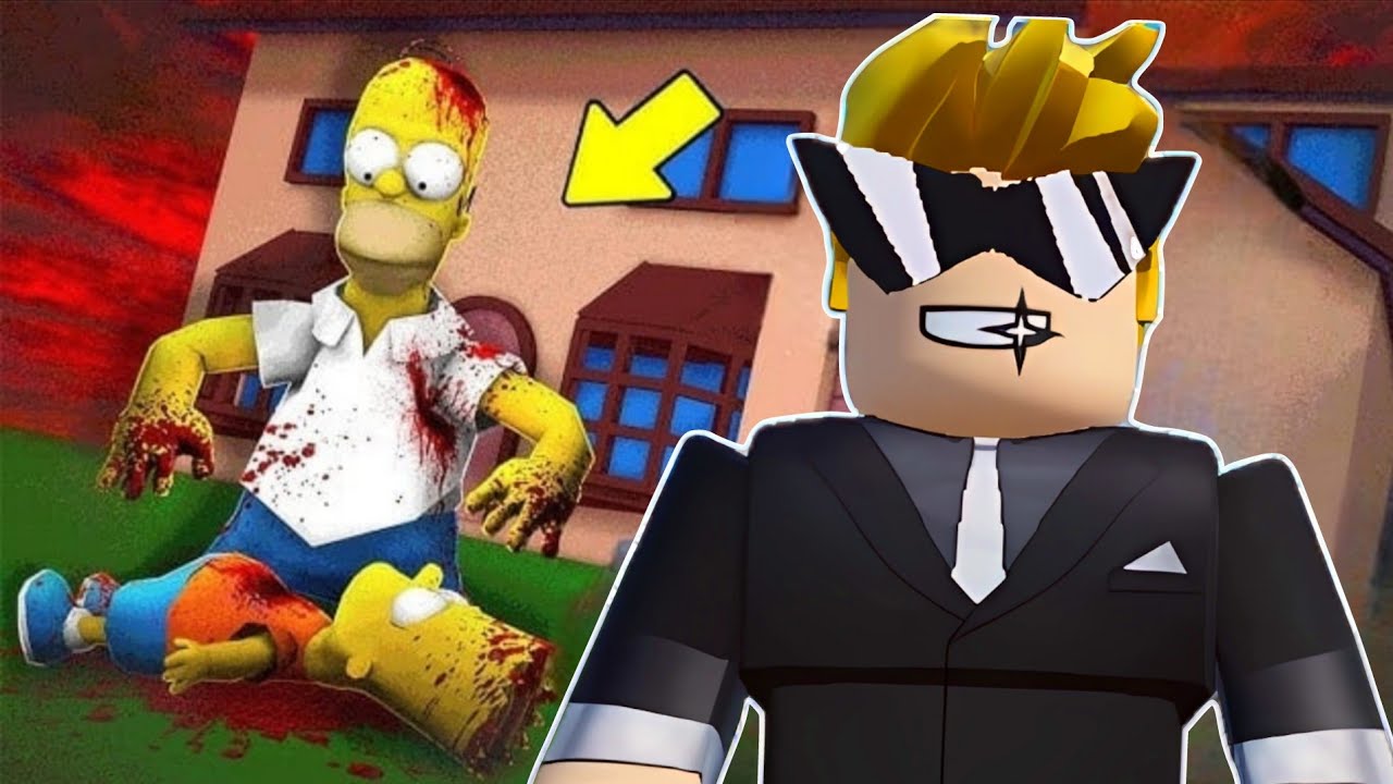 Escapa de Homero Simpson Asesino en Roblox -You vs Homer 