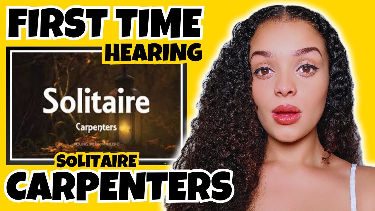 FIRST TIME HEARING Carpenters - Solitaire Lyrics REACTION | Rere Reacts