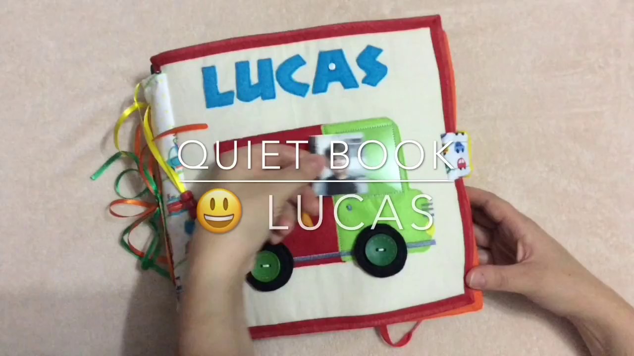 quiet book Lucas