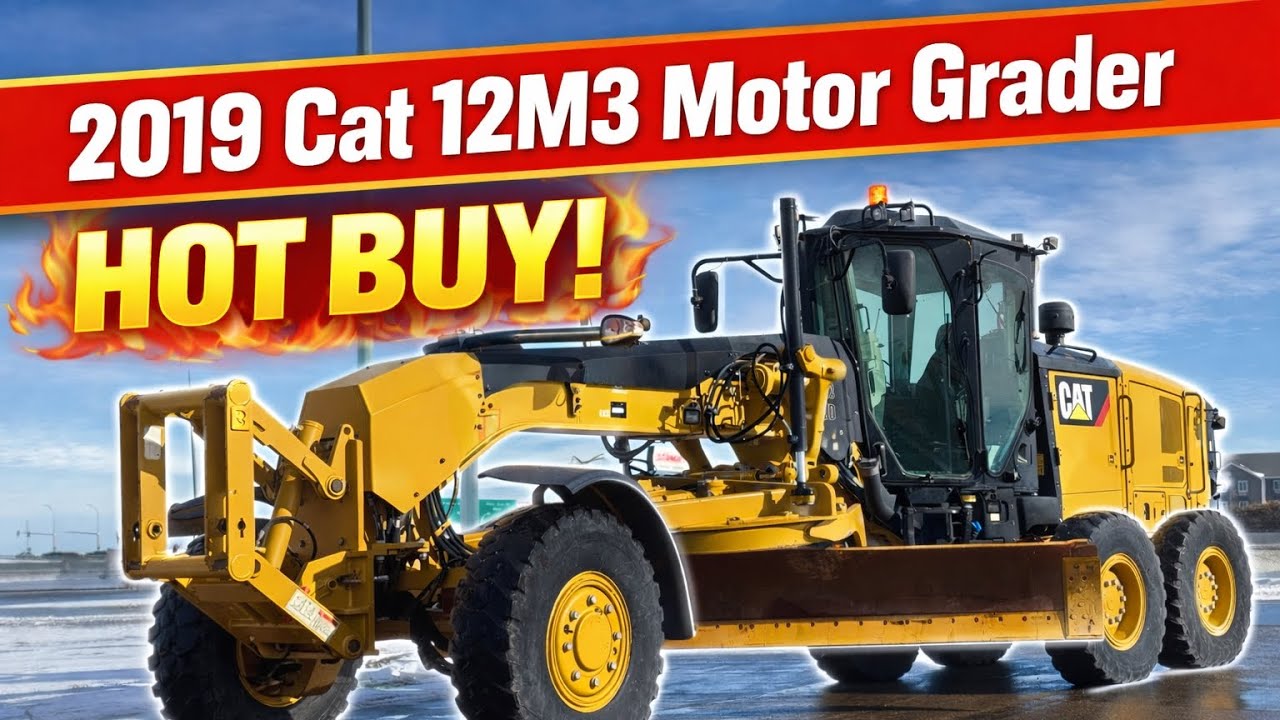 2019 Caterpillar 12M3 Motor Grader Hot Buy!