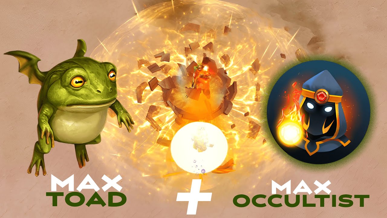 MAX Occultist & Toad PvP In Frostborn