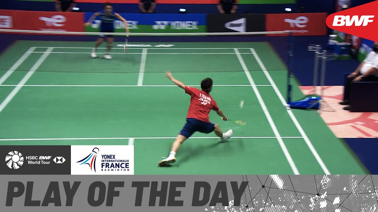 Play of the Day | Incredible retrieving from Kanta Tsuneyama against Kento Momota