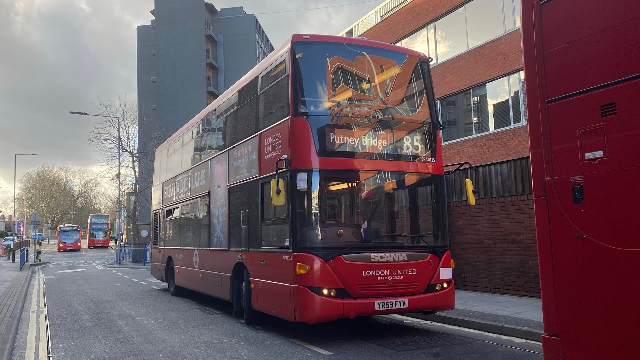 Full Route Visual | Route 85 | Kingston - Putney Bridge
