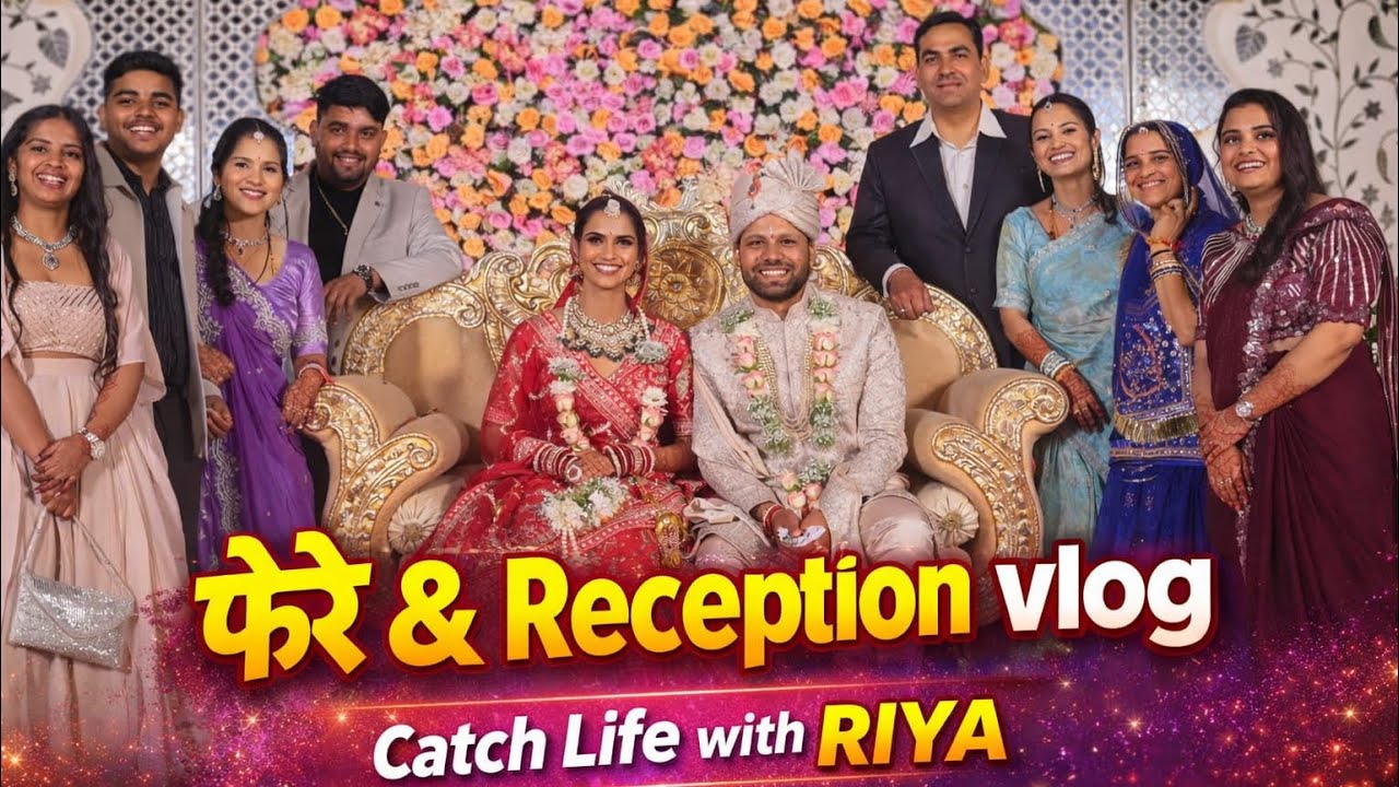 Reception & phere vlog✨🥳