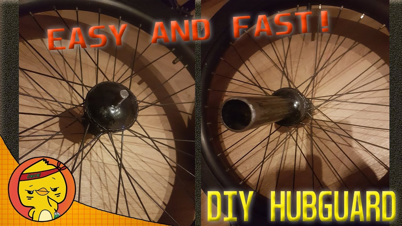 DIY How to make a ''DURABLE'' BMX HUBGUARD EASY and FAST