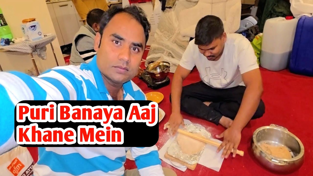 Puri Banaya Aaj Khane Mein Sameem Vlog Bhulplendar Vlog