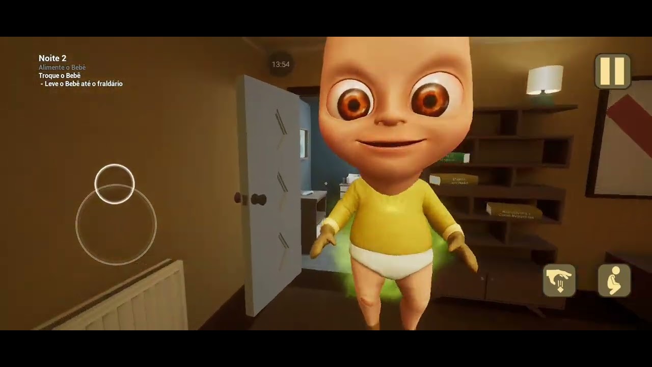 Jogando o jogo bebê de amarelo 🗣️💥(pt 1)#terror #terrormisterio #humor 