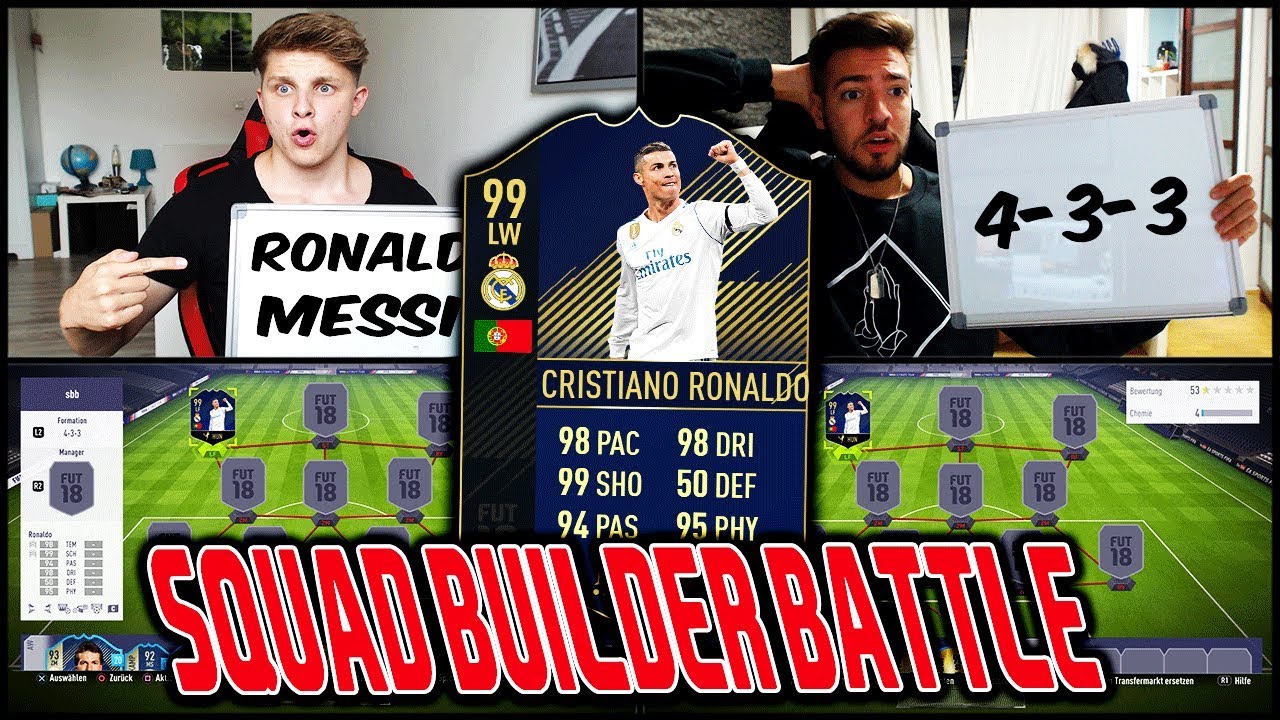Legendäres 99 TOTY RONALDO Squad Builder Battle vs. WAKEZ! ⚽🔥 Fifa 18 Ultimate Team (Deutsch)