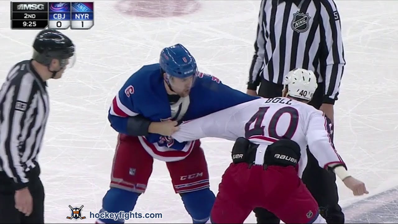 Jared Boll vs Dylan McIlrath Feb 29, 2016