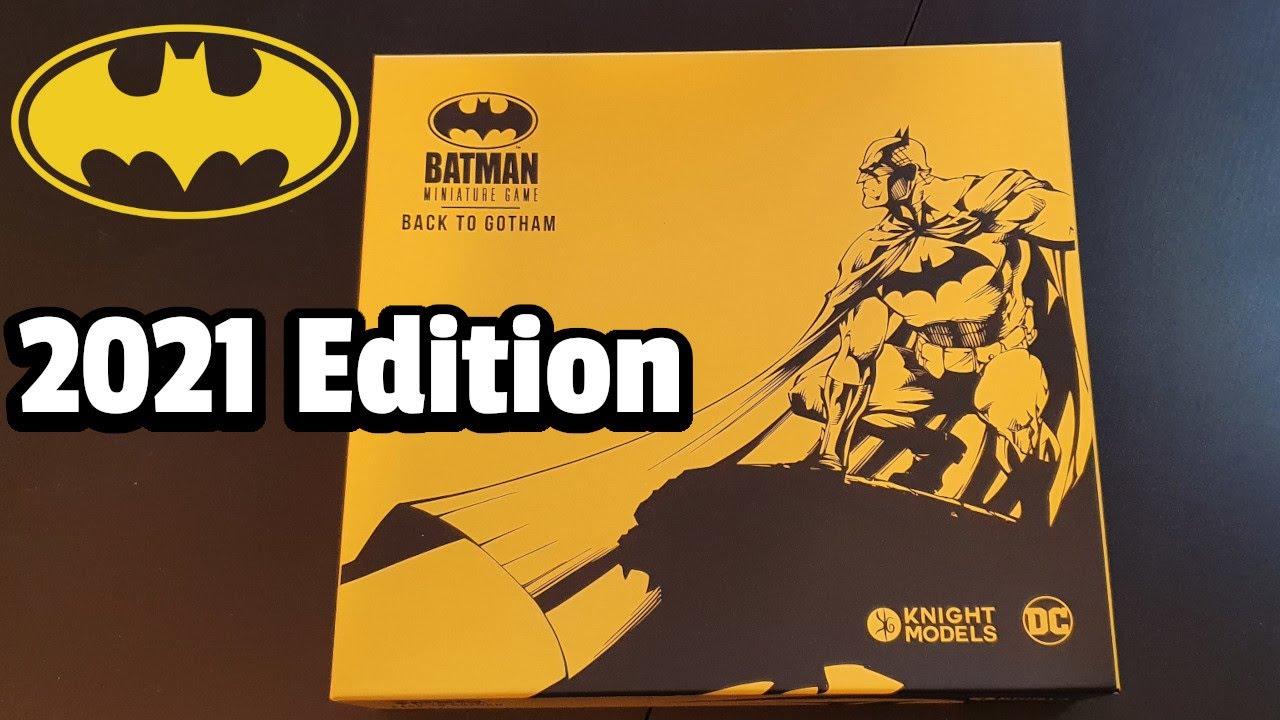 Unboxing Batman Miniature Game NEW Starter Set 2021 Back to Gotham