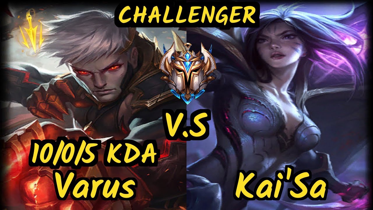 G2H XDSMILEY (VARUS) vs KAI'SA - 10/0/5 KDA BOTTOM ADC CHALLENGER GAMEPLAY - EUW