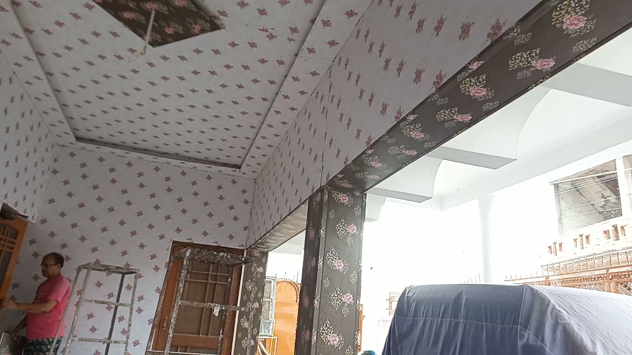 #forceiling #plasterofParis #PVCpanel