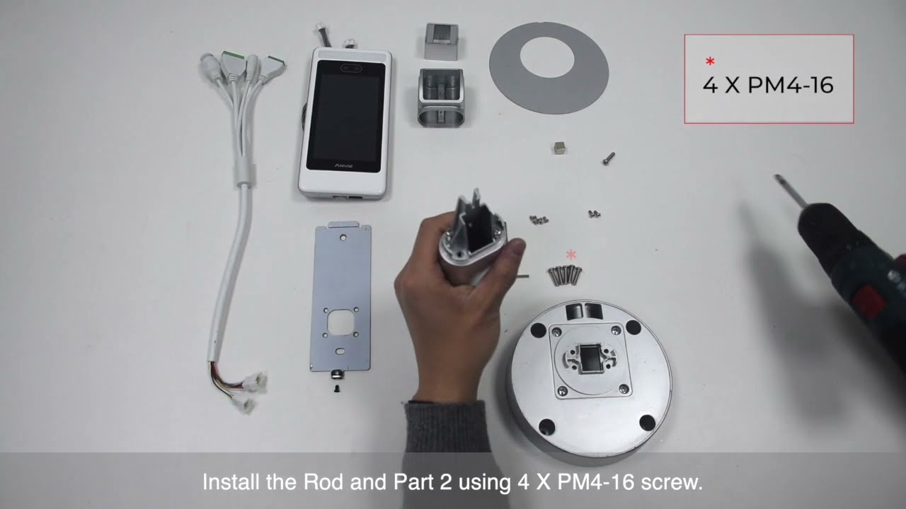 Anviz Face Recognition FaceDeep Series - Desktop & Stand Mounting Installation