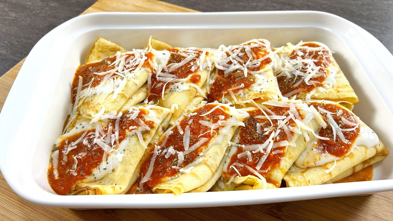 Crespelle di Natale alla pizzaiola 🎅 una vera squisitezza!