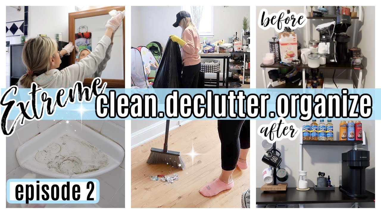 *NEW* EXTREME CLEAN DECLUTTER ORGANIZE EPISODE 2 TIFFANI BEASTON HOMEMAKING CLEAN WITH ME 2022