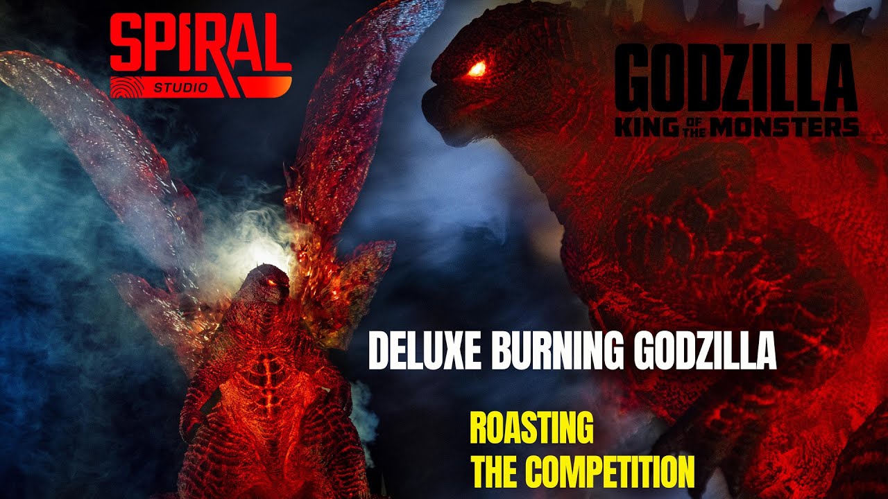 Burning GODZILLA Ultimate Masterline Deluxe Edition by Spiral Studios Unboxing, and Comparisons