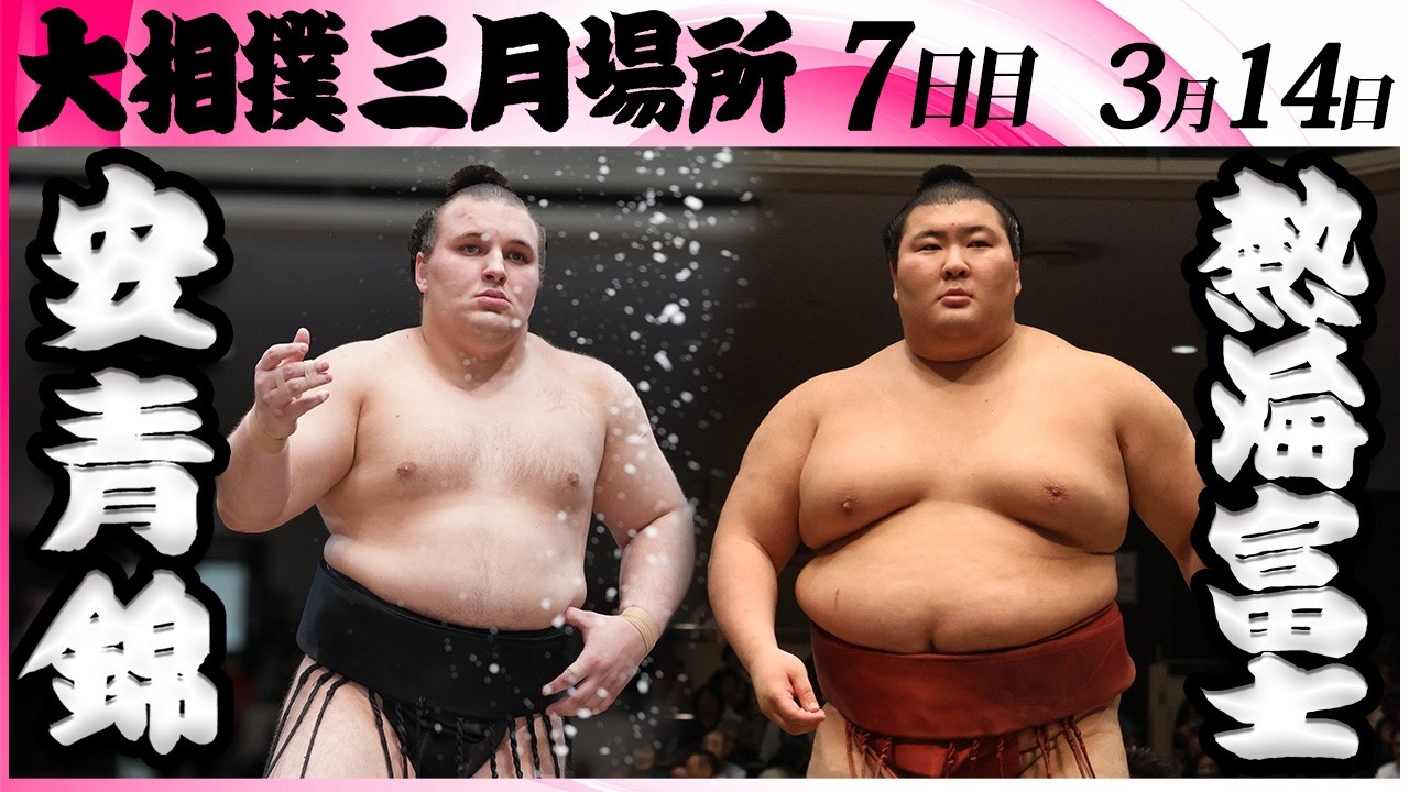 大相撲　安青錦ー熱海富士＜令和８年三月場所・７日目＞SUMO