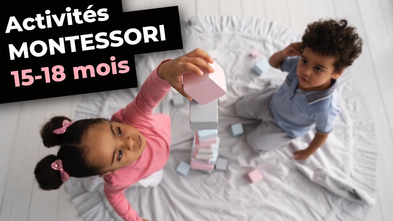 MONTESSORI à la maison : activités 15-18 mois