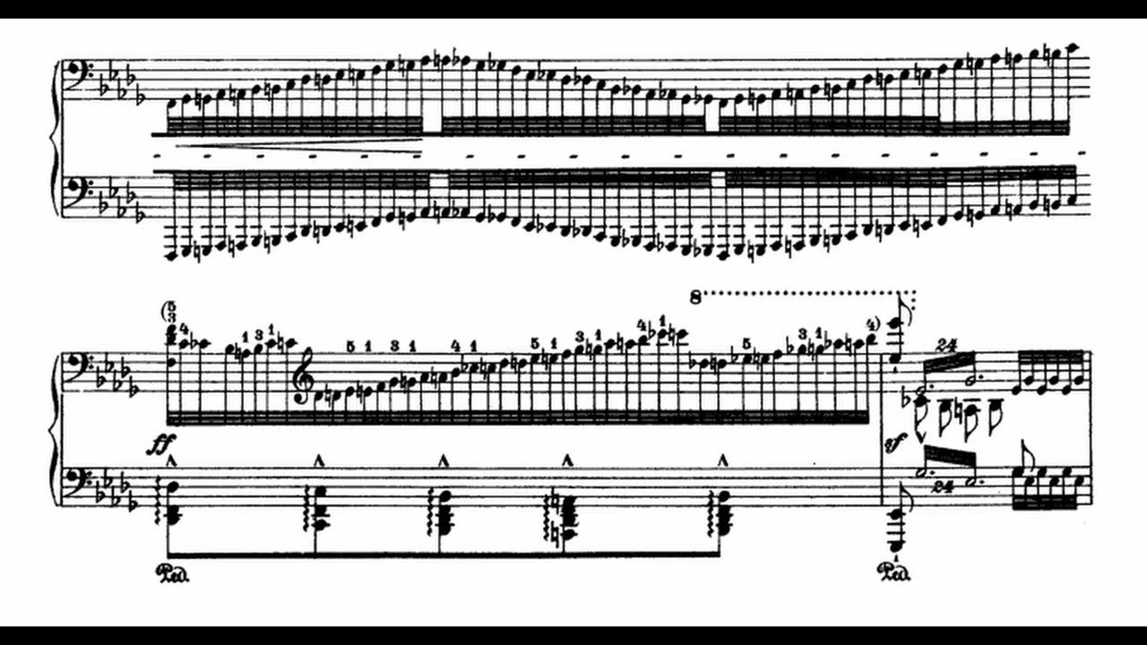 Liszt - Transcendental Étude,  S.139 - No.12 