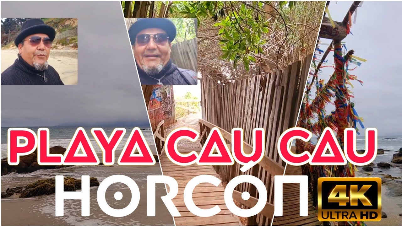 Horcón Playa Caucau _ Puchuncaví _ Chile V Región de Valparaíso 4k
