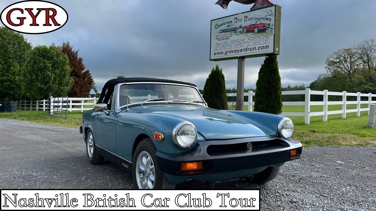 The MG's tour with the Nashville British Car Club