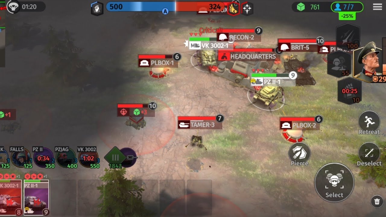 Wwa rts.  VK3002 & Panzer 2 chasing the enemies 🇩🇪