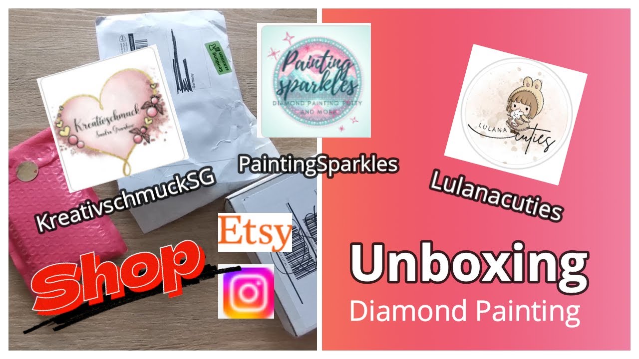#Unboxing shops #Lulanacuties & #kreativschmucksg & #PaintingSparkles