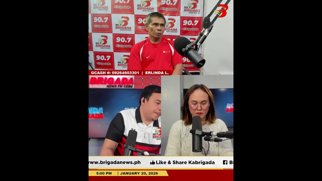 𝐑𝐎𝐍𝐃𝐀 𝐁𝐑𝐈𝐆𝐀𝐃𝐀 JANUARY 20, 2026 | TUESDAY 90.7 BRIGADA NEWS FM CEBU