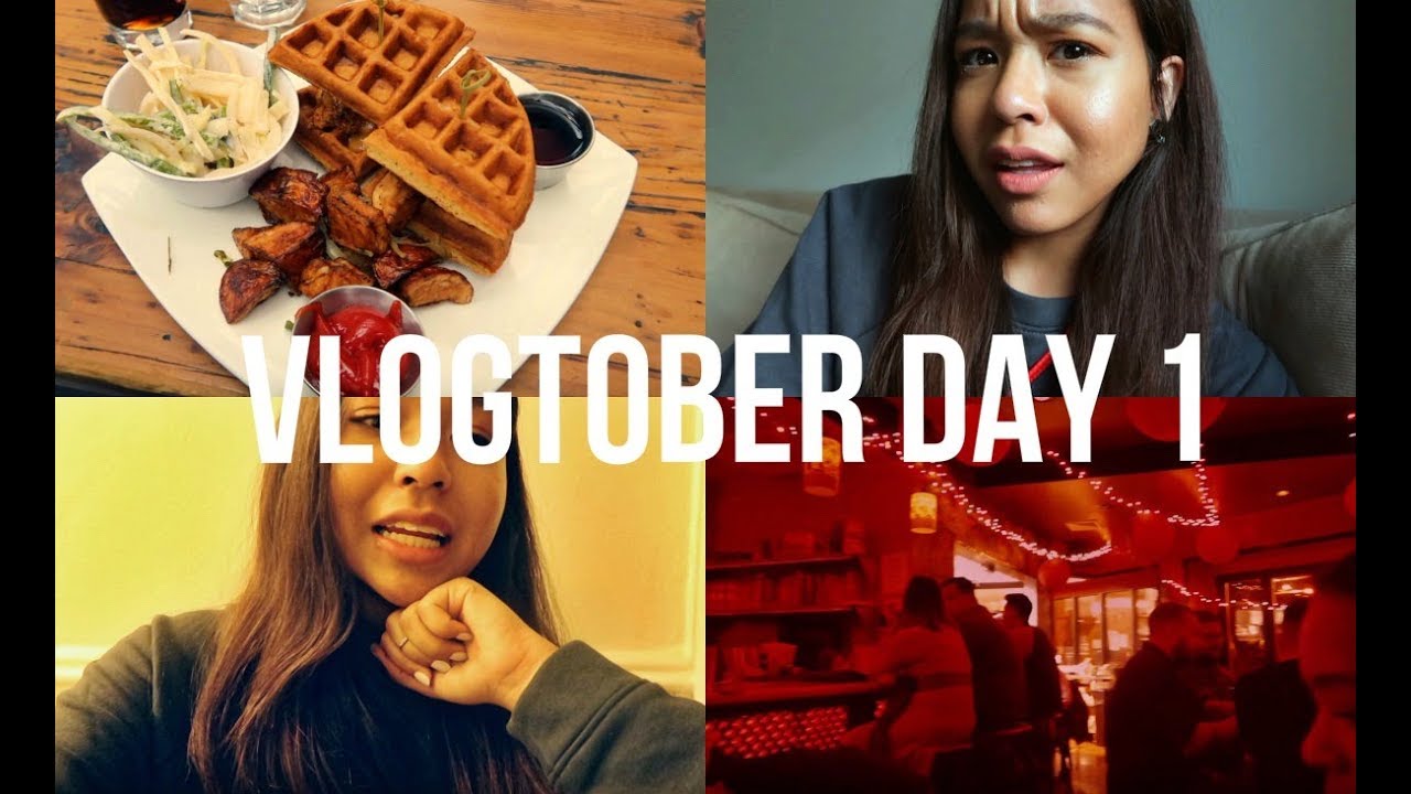 VLOGTOBER DAY 1: Food, Food, & Tipsy