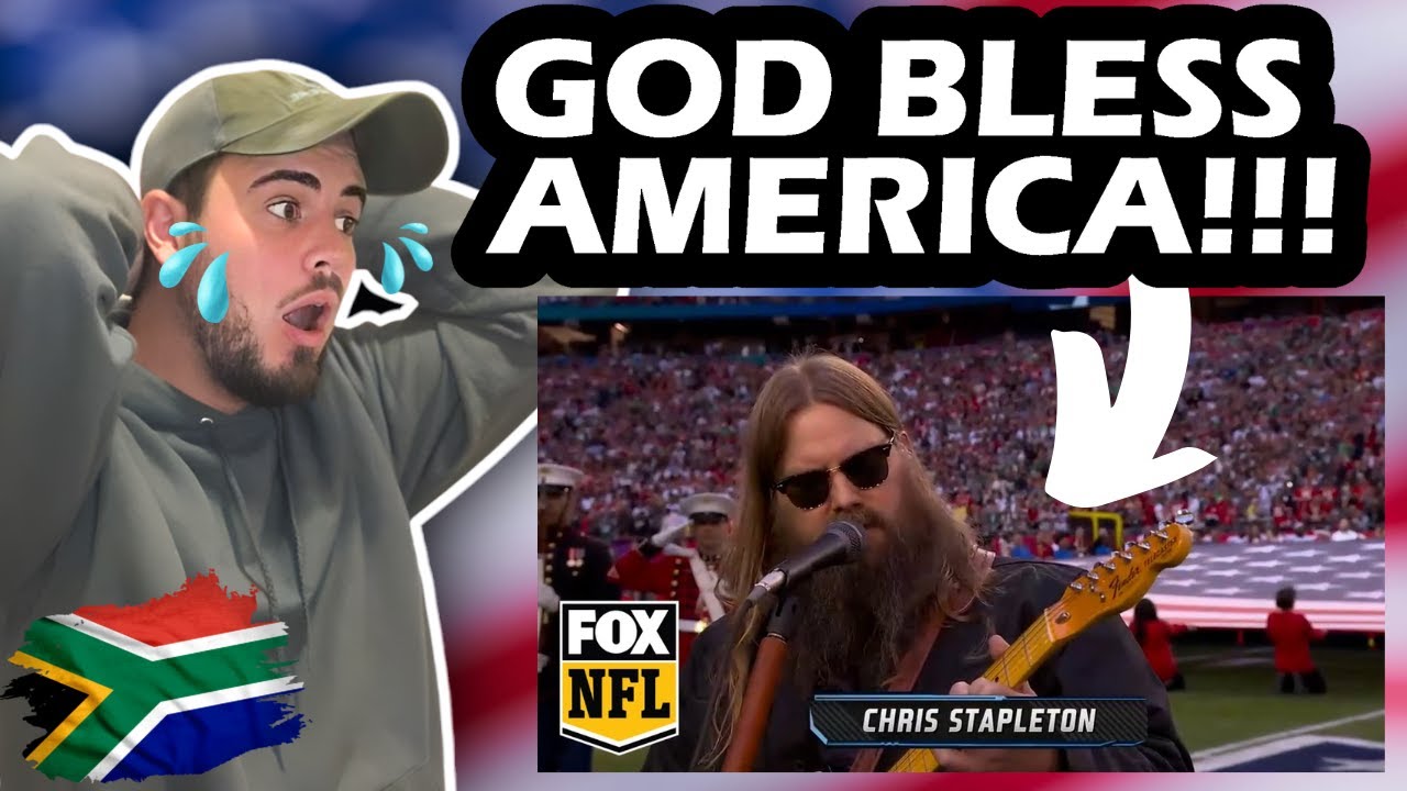 South African Reacts: Star Spangled Banner by Chris Stapleton! | EMOTIONAL!!! | Superbowl