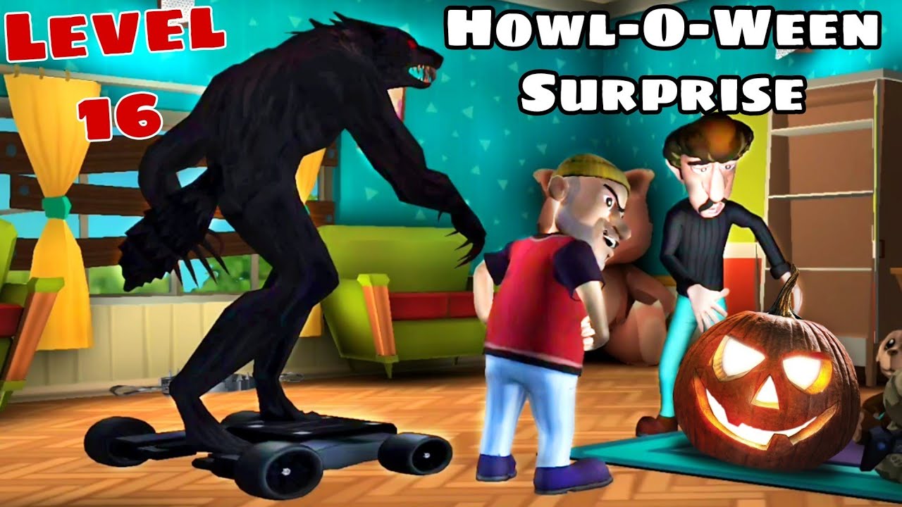Scary Robber Home Clash #10 🎃 Level 16 : Howl-O-Ween Surprise 🎃
