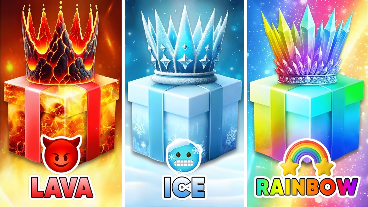 Choose Your Mystery Gift! 🌋❄️🌈 How Lucky Are You? 😱 Quiz Find
