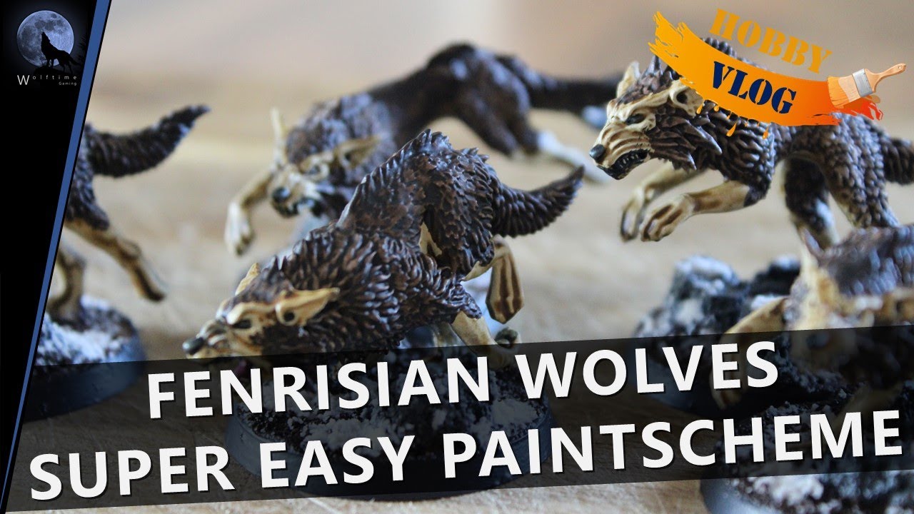 Easy Fenrisian Wolf Paint scheme | Creating The Red Wolves | Warhammer 40k