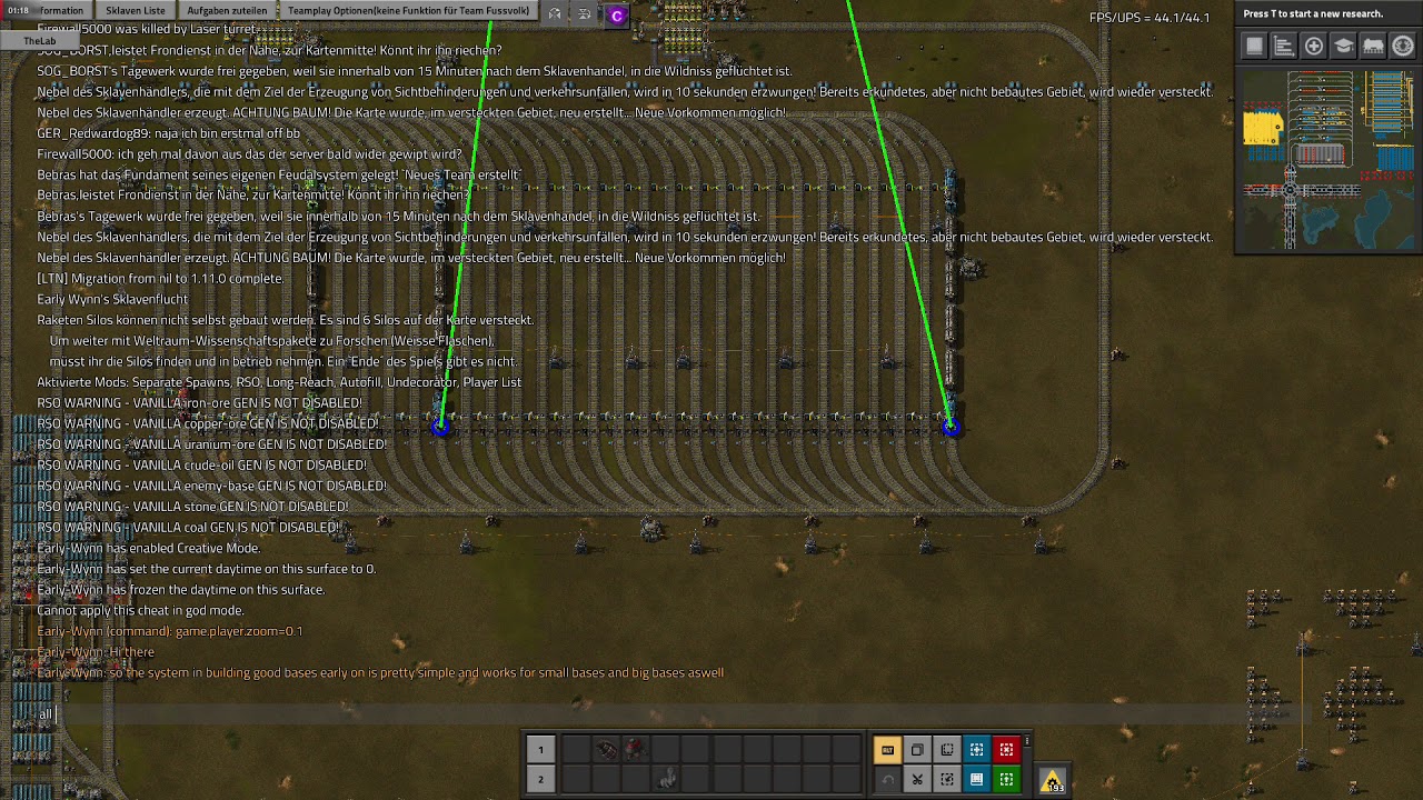 Factorio easy base building system with mainbus