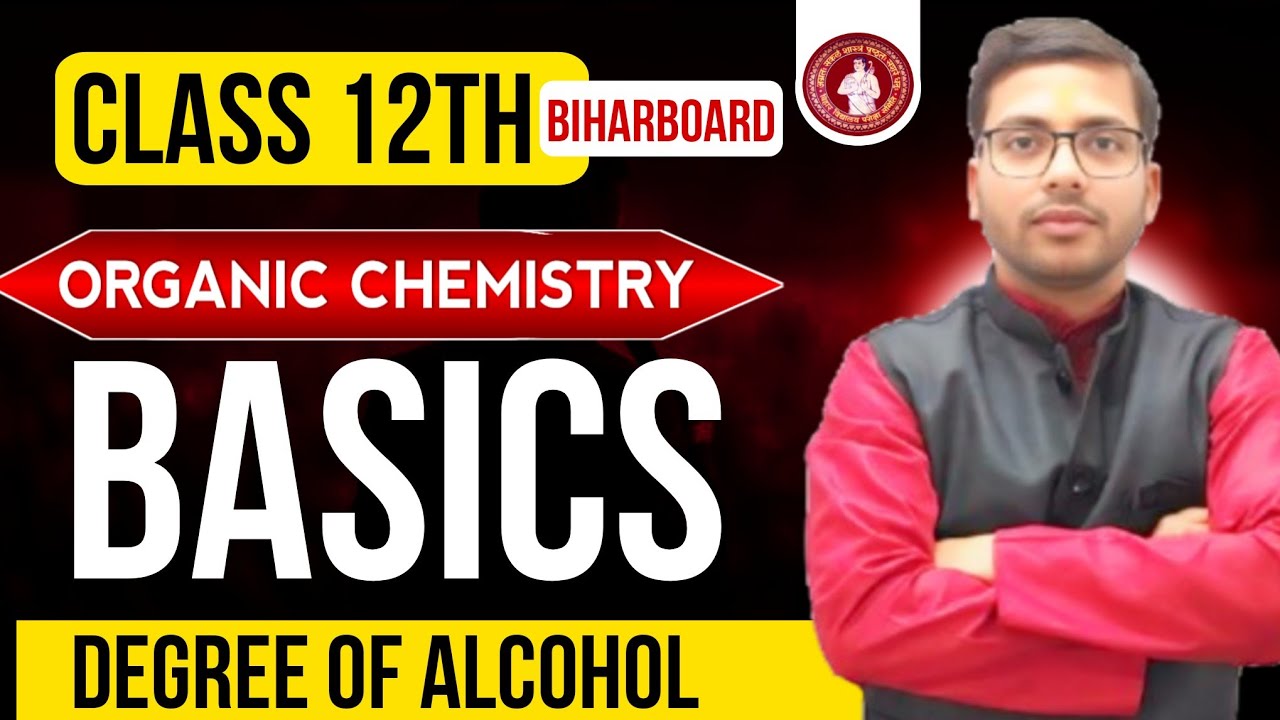 Basic organic chemistry degree of alcohol.