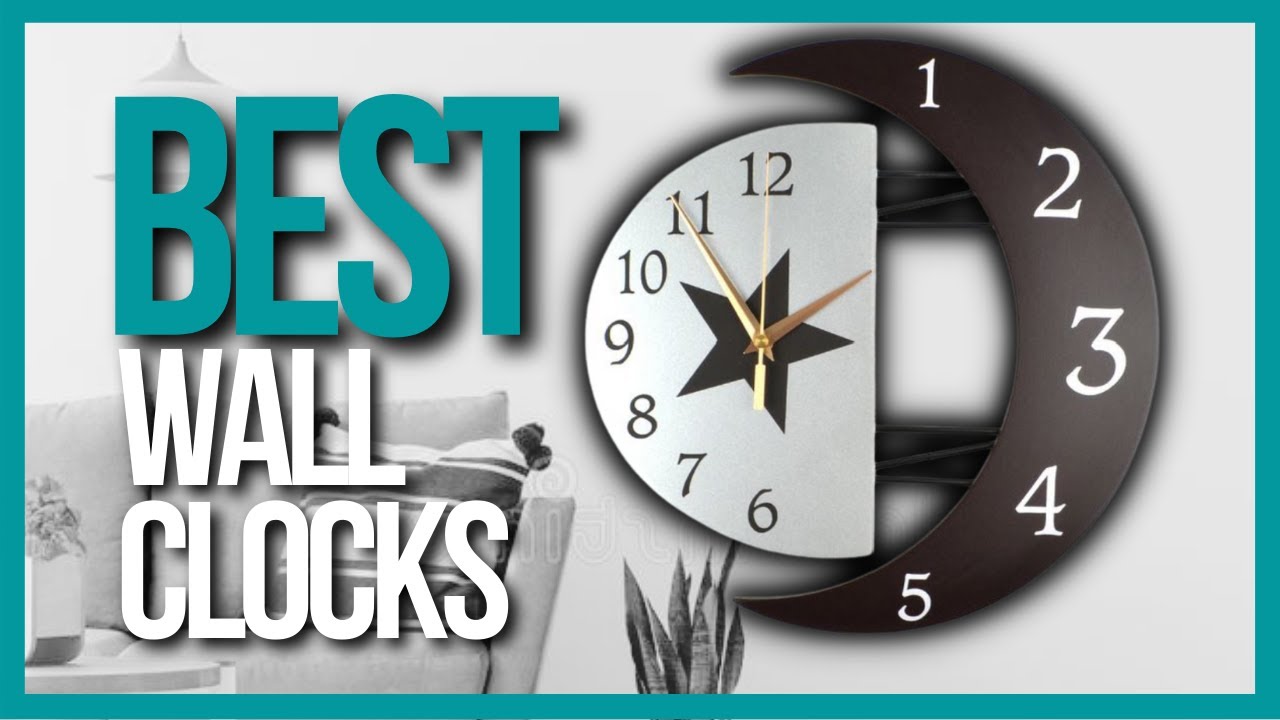 📌  TOP 5 Best Wall Clocks