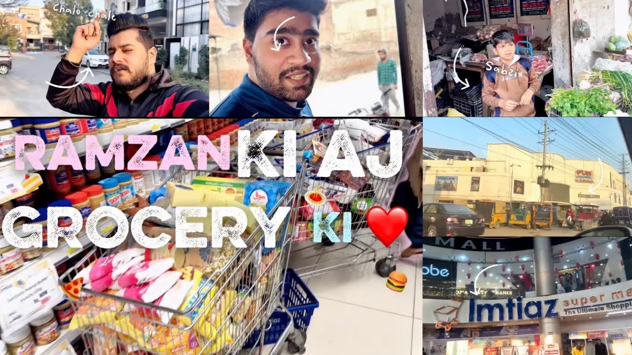 ALHAMDULILLAH RAMZAN MONTH START ❤️ AJ RAMZAM KI SARE GROCERY KAR LI ❤️ subscribe my channel 