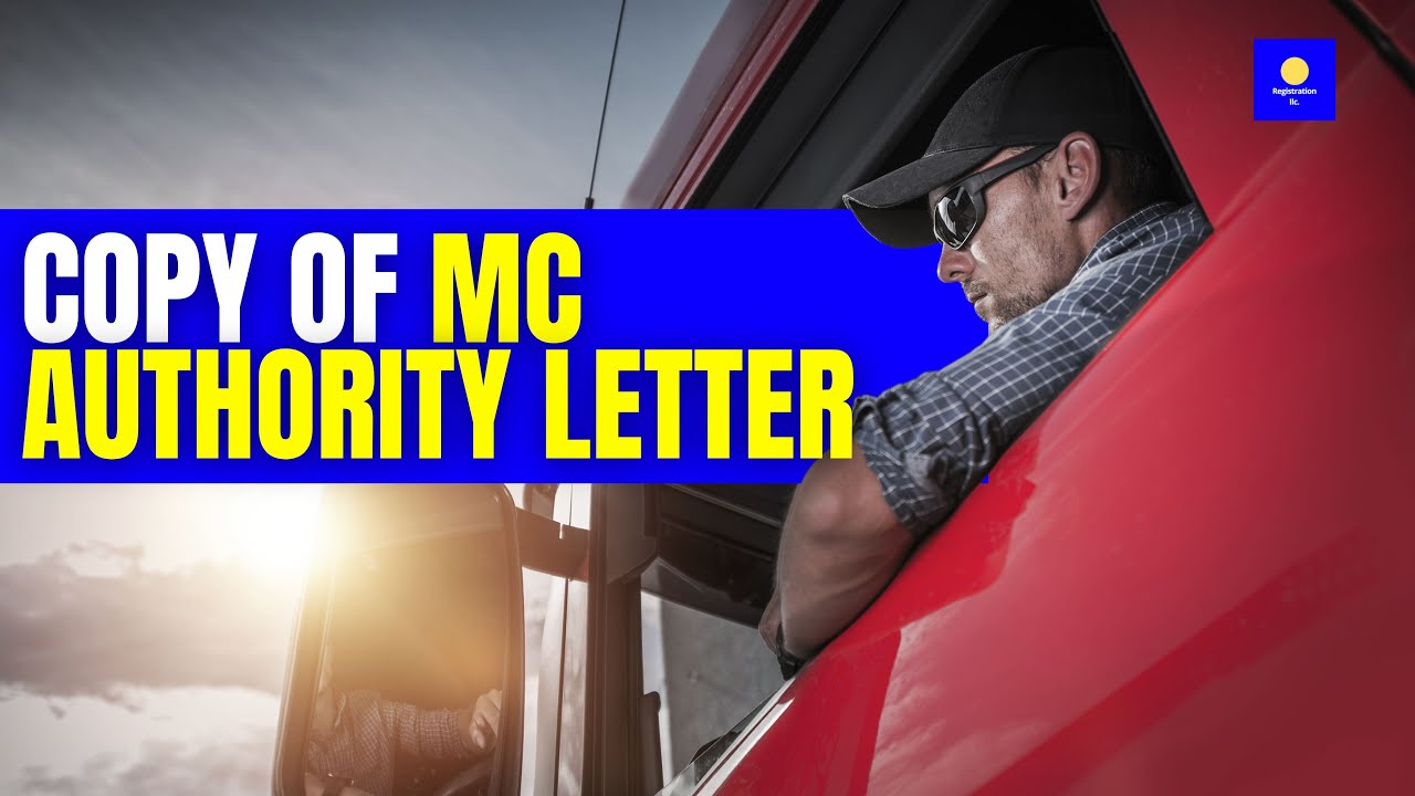 MC Authority Letter - A Must For Truck Owners✉️