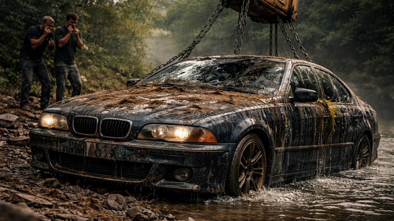 Flood-Damaged BMW E39 Found in a River – Full Recovery & Restoration (Pure ASMR)