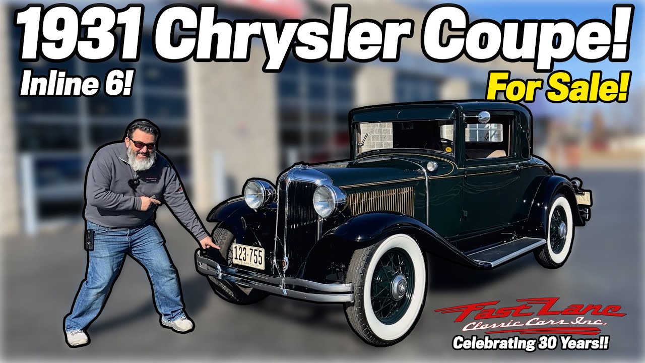 1931 Chrysler Coupe For Sale at Fast Lane Classic Cars!
