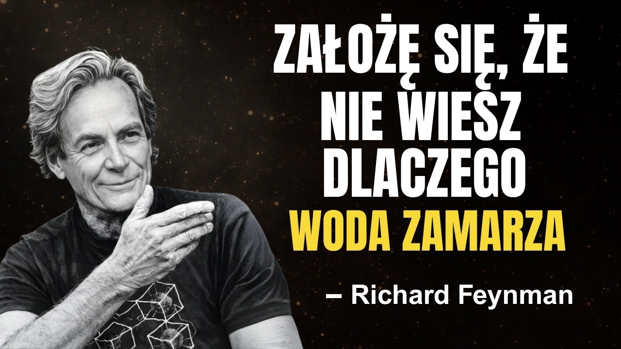 Dlaczego woda zamarza? Odpowiedź Feynmana ZNISZCZY Twoją rzeczywistość
