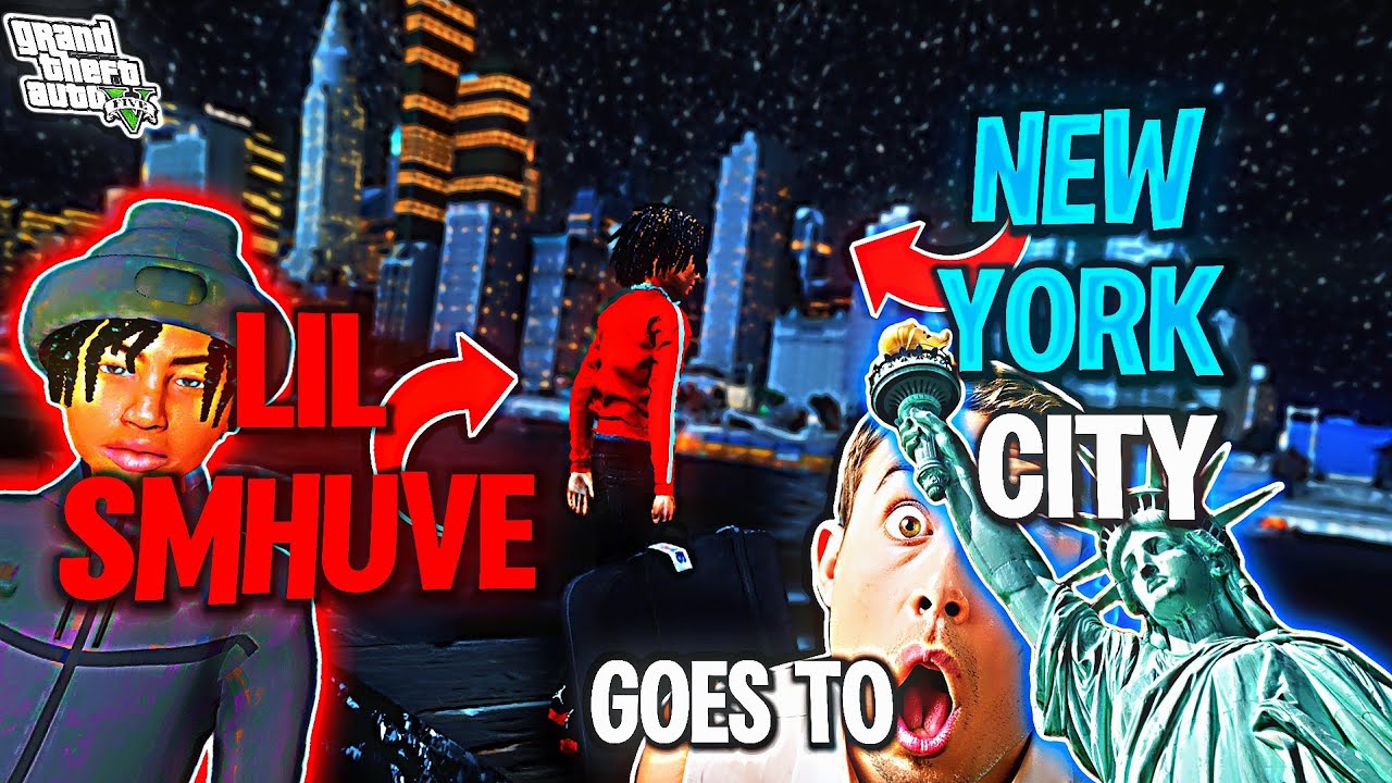 LIL SMHUVE Goes To NEW YORK😱 | GTA 5 RP