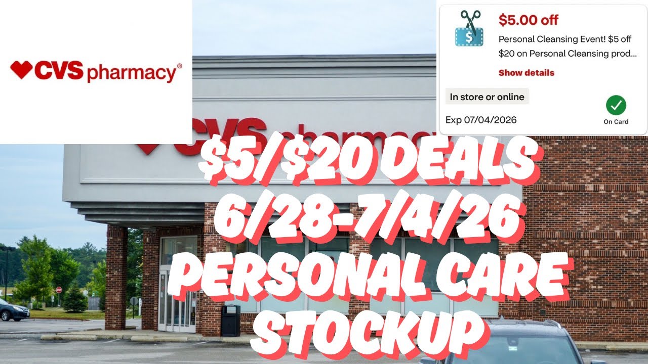 Лучшие предложения CVS &mdash; Сценарии $5/$20 &mdash; 28.06-04.07.26 &mdash; Купоны в CVS на этой неделе