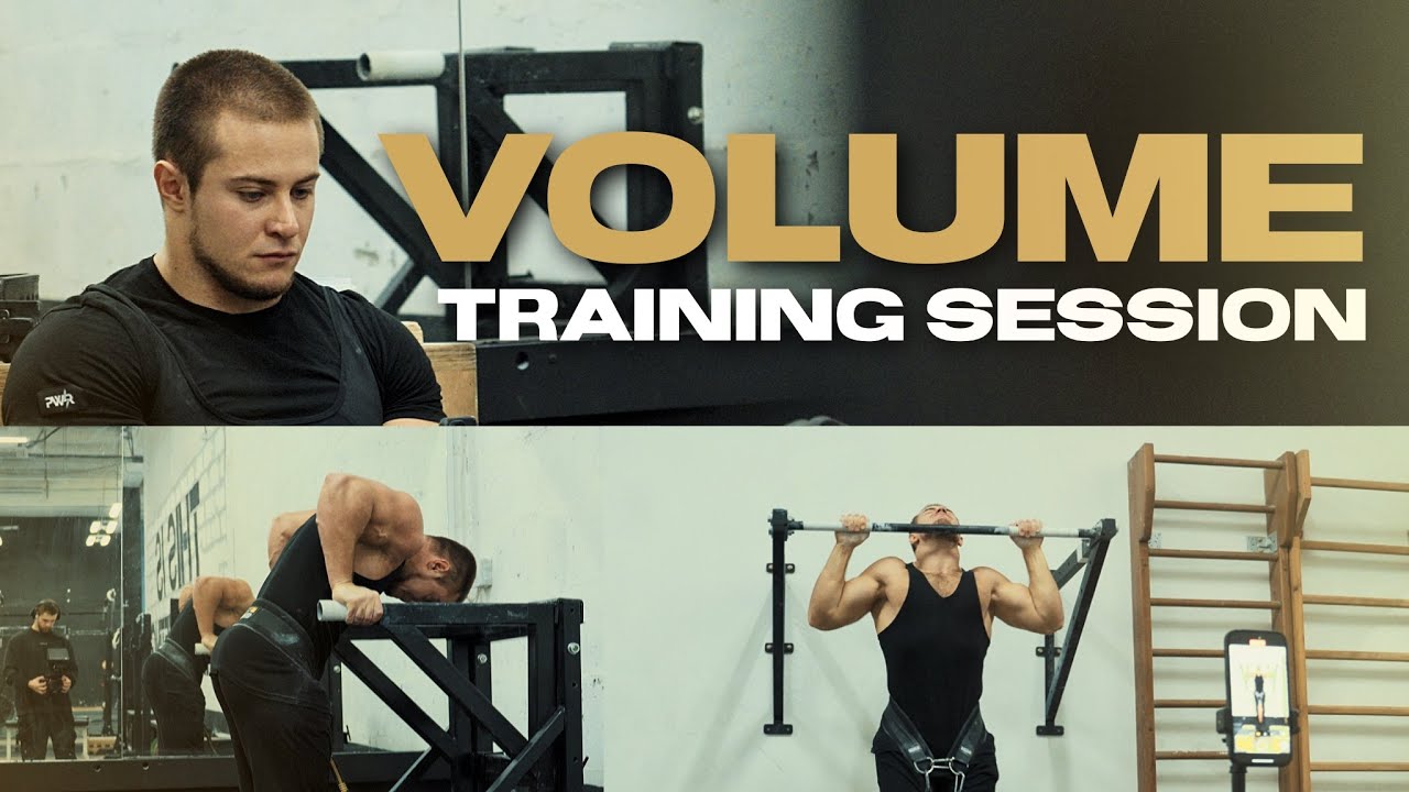 HIGH VOLUME WEIGHTED PULL UPS AND DIPS (TRAINING VLOG)
