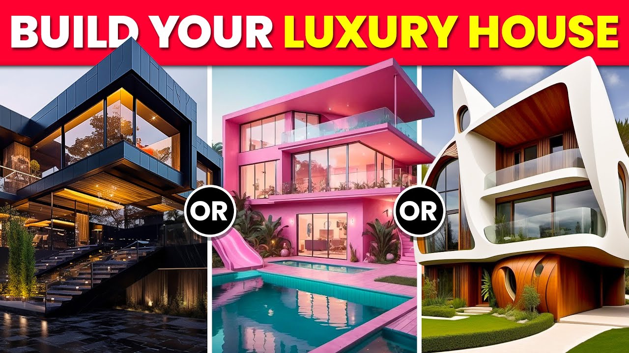Would You Rather...? Build Your LUXURY Dream House 💎🏠❤️&zwj; Hardest Choices! Quiz Time