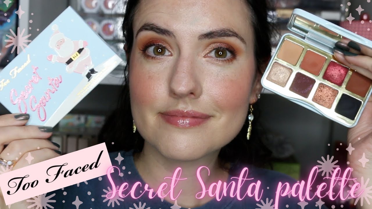 Too Faced Holiday 2022 SECRET SANTA Palette | Swatches, Comparisons, Tutorial + Review