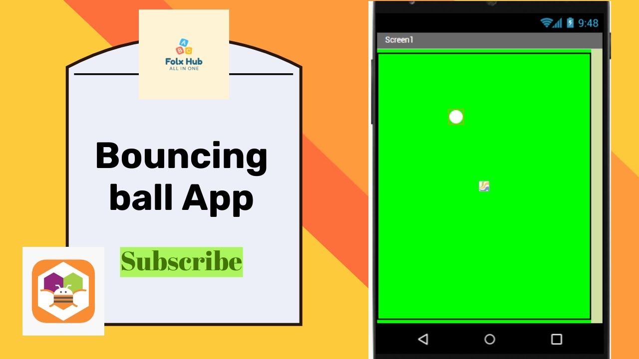 Bouncing ball app on MIT App Inventor
