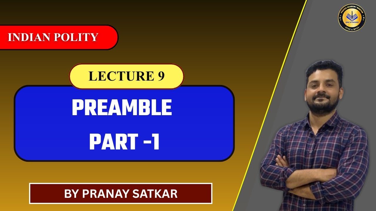 Lecture 9 - Preamble – Part 1